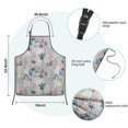 thumbnail image 7 of Pioneer Flower Floral Print Pattern Kids Aprons for Girls and Boys,Adjustable Neck Strap Toddler Aprons for Kids Cooking Baking, 7 of 7