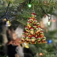 thumbnail image 4 of Zawou Funny Animal Christmas Tree Pendant - 2D Frog Ornament, Cute Festive Hanging Decoration for Holiday Parties, Home, and Tree Decor, 4 of 6