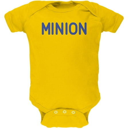 

MINION Yellow Soft Baby One Piece - 12-18 months