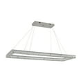 thumbnail image 2 of Bethel International Triple Sided Clear Crystal Rectangular Shaped LED Chandelier, 2 of 3