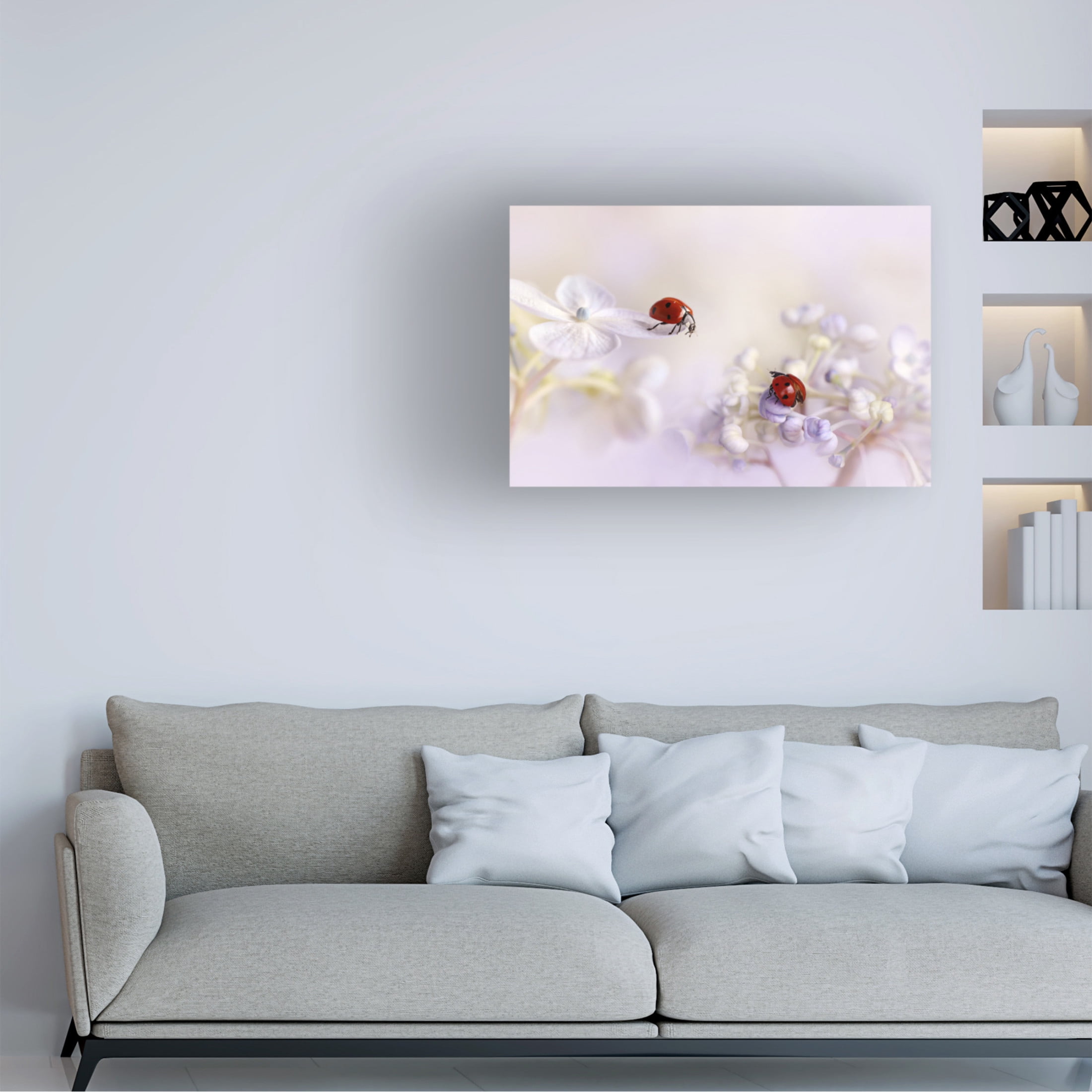 Canvas Wall Art - Ellen Van Deelen 'Small Friends' Wall Art for Living Room, Bedroom, or Office Décor by Trademark Fine Art - 24 x 16 Inches
