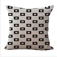 thumbnail image 6 of Set of 2 Square Geometric Pattern Throw Pillow (With or Without Inserts), 6 of 7