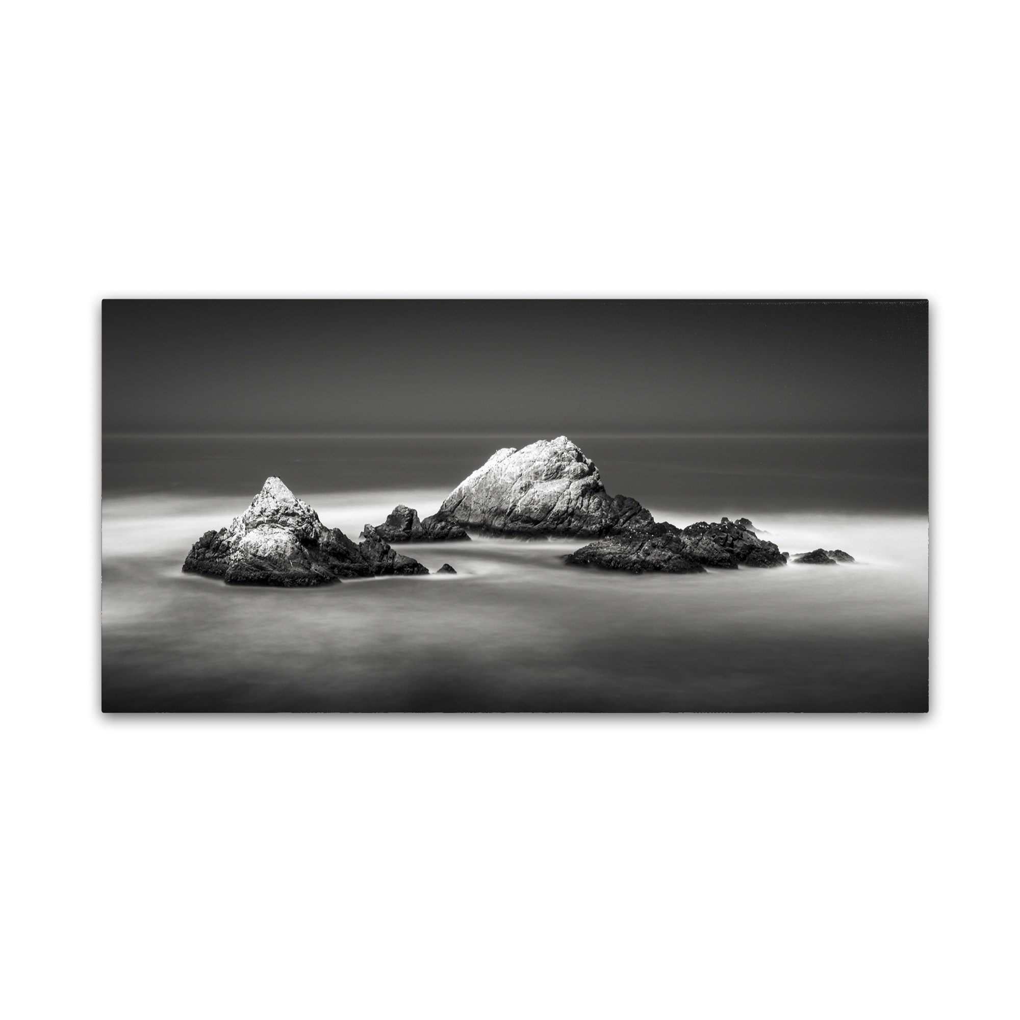 Trademark Fine Art Dave MacVicar 'Seal Rocks' 24 x 47 (ALI0851-C2447GG)