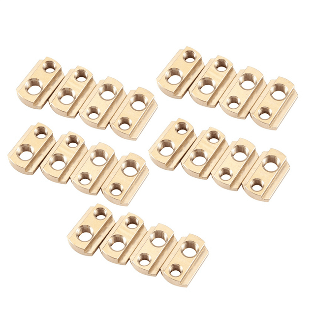 20 PCS Sliding T Nuts with Machine Rice Screw Hydrofoil Mounting T-Nuts M6 and M8 for All Hydrofoil Tracks
