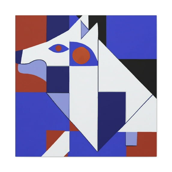 Wolf in Neoclassicism - Canvas