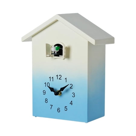 SDFGTstore Cuckoo Clock,Pendulums Wall Clock Cuckoo Clock Bird House Wall Art with Singing Birds for Kitchen,Office Home Decors