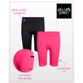 thumbnail image 2 of dELiA*s Girls Biker Shorts Breathable Stretch Athletic Yoga Running Dance Shorts for Girls 2 Pack, 2 of 7