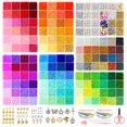 thumbnail image 1 of Kit de cuentas Redtwo de 3 mm, 45.000 piezas, set de dijes de 144 colores, 1 of 7