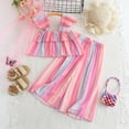 thumbnail image 2 of Kogui Outfits for Kids Girls T-Shirt and Leggings Outfit Set Toddler to Big Kid 5T 6T (Multicolour,5-6 Years), 2 of 9