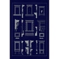 thumbnail image 2 of Buhlmann, J. 13x18 Gold Ornate Wood Framed with Double Matting Museum Art Print Titled - Widows of the Renaissance (Blueprint), 2 of 4