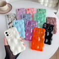 thumbnail image 2 of Funda Caseative para iPhone 12 Ondas de Agua Negra, 2 of 6
