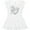 AA-White, variant on Inktastic Lung Cancer Awareness White Ribbon Around Heart Girls Baby Dress