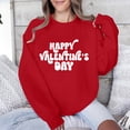 thumbnail image 6 of Moxiu Valentine Day Sweatshirts for Women Love Heart Printed Grahic Long Sleeve Shirt Crewneck Casual Valentines Gifts Pullover Tops 2025 Red,XS, 6 of 7