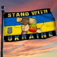 thumbnail image 1 of Flagwix Stand With Ukraine Grommet Flag Peace For Ukraine Pray For Ukraine MLH2287GF - 4x6 ft., No Flag Pole Rings, 1 of 5