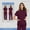 42108-Dark wine red, variant on summer women Uniform Elastic Scrub Set Hospital Scrub Tops Pant Nursing Workwear Doctor Clothes Accessories