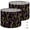 Color 3, variant on Boho Drum Lampshades 13"x13"x10" Dark Purple Iris Flowers Green Leaves Black Light Shade for Table Lamps Floor Lamp Shades Replacement Assembly Required
