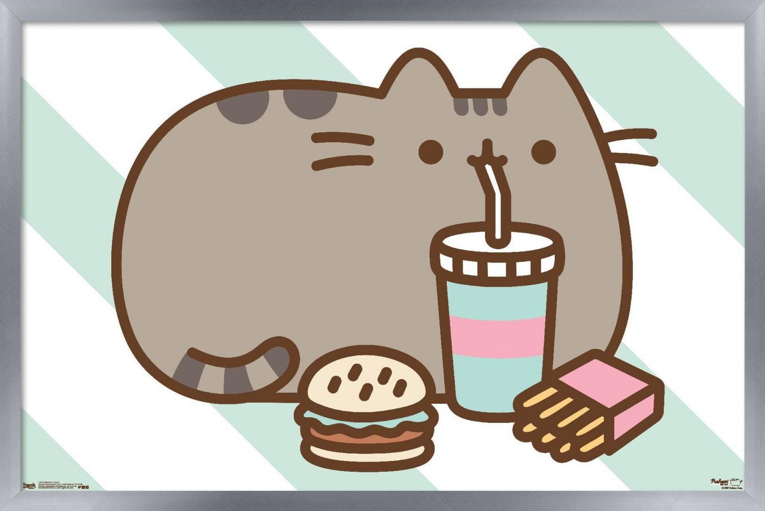 Pusheen - Food Wall Poster, 14.725" x 22.375"