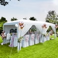 thumbnail image 2 of Yeshouse Carpa plegable de 3 x 6 m con ventanas de polietileno, bolsa con ruedas, paredes laterales extraíbles, refugio impermeable para fiestas, jardines, eventos y bodas, 2 of 10
