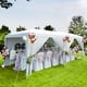 thumbnail image 2 of Yeshouse Carpa plegable de 3 x 6 m con ventanas de polietileno, bolsa con ruedas, paredes laterales extraíbles, refugio impermeable para fiestas, jardines, eventos y bodas, 2 of 10