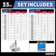 thumbnail image 7 of NEIKO 10388A Master Allen Hex Bit Socket Set, 33 Piece SAE and Metric Allen Socket Set, Allen Head Hex Key Socket Set Made with S2 Steel, Allen Hex Bit Set, Standard 5/64” – 3/4” & Metric 2mm – 19mm, 7 of 7
