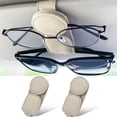 thumbnail image 2 of Soporte Magnético de Cuero para Gafas de Sol en Visera de Auto KIWEN 2 Unidades, 2 of 7