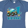 thumbnail image 4 of Inktastic 1st Birthday Monster Truck Boys Baby Bodysuit, 4 of 5
