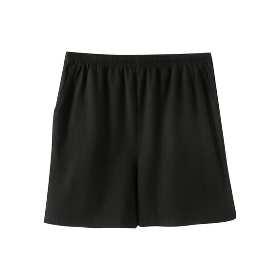 Taqqpue Cotton Shorts for Women 2025 Summer Casual Comfy Elastic Waist Shorts Running Active Athletic Outfits with Pockets