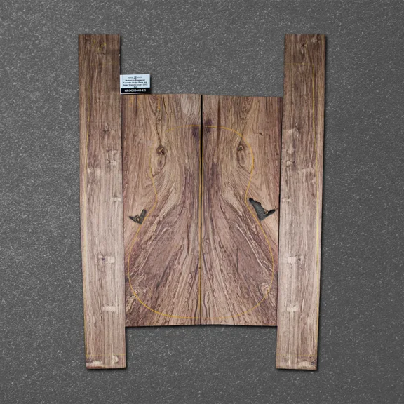 Honduran Rosewood Acoustic Guitar Back and Sides Grand Concert (OO) Set – HROO000445-2.5