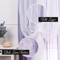 thumbnail image 3 of Quality Home Faux Pippin Linen Sheer Tulle Overlay, 3 of 5