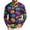Purple, variant on Halloween Long Sleeve Tshirts Mens Funny Spooky Ghost Witch Pumpkin Printed Moisture Wicking Lightweight Athletic Workout Tops for Holiday Wear