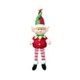 thumbnail image 2 of Plumora Christmas Long Legs Sitting Elf with Light - Cute Plushies for Tabletop, Stuffed Animal Decor for Shelf Mantel, Festive, 2 of 4