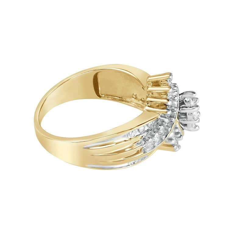 1/2 Carat T.W. Diamond Shimmering Women's Engagement Ring in 10k