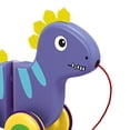 thumbnail image 2 of Juguetes De Animales De Empujar Y Tirar Andador de empuje con cuerda de animales, los mejores regalos, juguete de empuje de animales para niños (dinosaurio), 2 of 7