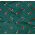 thumbnail image 4 of oneOone Organic Cotton Poplin Twill Fabric Floral Block Printed Fabric 1 Yard 42 Inch Wide, 4 of 4
