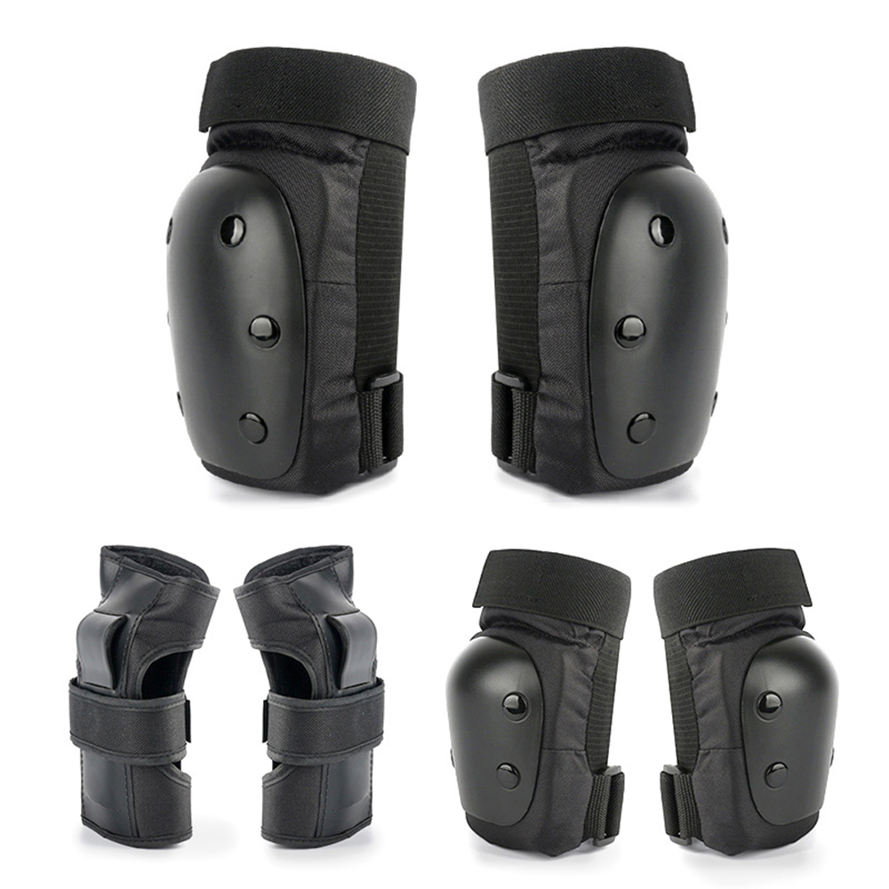 6PCS Protective Gear Set Knee Pads Elbow Pads Wrist Guard Cycling