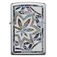 thumbnail image 2 of Zippo Leaf Fusion Design High Polish Chrome Pocket Lighter, 2 of 6