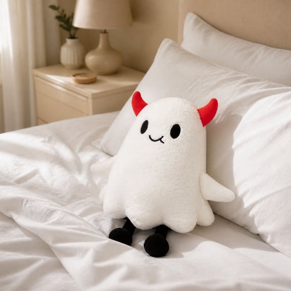 Holloyiver Ghost Plush Toys Stuffed Animal, Cute Ghost Mini Stuffed Animal Small Spooky Dolls Plushes for Baby Shower Favors Halloween Christmas Stuff Filler