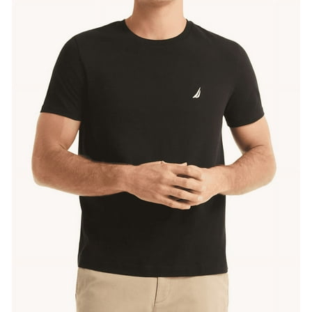 Nautica Crewneck Deck T-Shirt, True Blank - Large