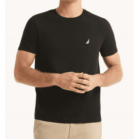 Nautica Crewneck Deck T-Shirt, True Blank - Large