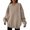Beige, variant on Women Fashion Solid Casual Loose Hoodie Neck Long Sleeve Sport Hoodie Binding