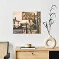 thumbnail image 6 of Xecao Rustic French Signpost for Waterproof Framed Canvas Art - Modern Home Decor with Real Wood Frame for Gifting and Interior Design,Horizontal, 6 of 6