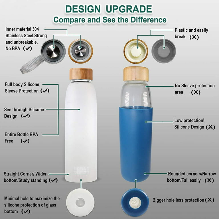 Stainless Steel and Bamboo Water Bottle - All Men's Accessories - New In  2024