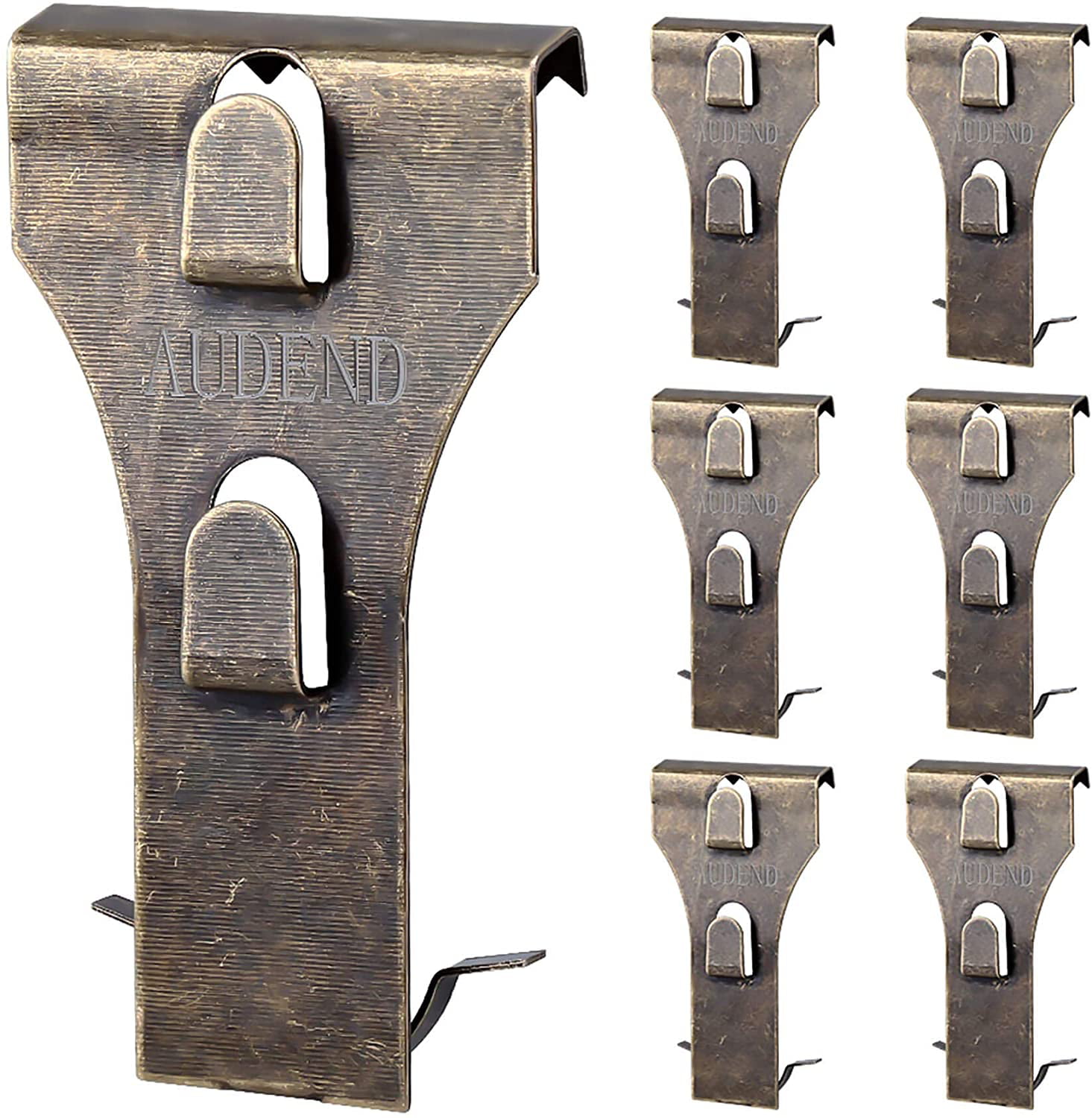Fits Brick 2-1/4 inch to 2-1/2 inch in Height Wall Pictures Wreath Lights Hanger Metal Hooks Fastener 5 Pack Brick Clips for Hanging 