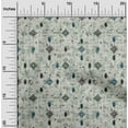 thumbnail image 1 of oneOone Rayon Laurel Green Fabric Geometric Fabric For Sewing Printed Craft Fabric By The Yard 56 Inch Wide, 1 of 6