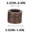 thumbnail image 1 of LSLJS Decompression Double Ring Rotating Ring Outdoor Finger Folding Fashion Portable Telescopic Stainless Steel Ring, Kitchen Utensils & Gadgets, 1 of 3