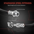 thumbnail image 4 of A-Premium Rear Passenger Outer Brake Hydraulic Hose Compatible with Nissan Models - Juke 2011-2017, Leaf 2011-2019 - Replace# 46210CY01B, 4 of 8