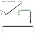thumbnail image 2 of Cocoweb 43" Tru-Slim Plug-In LED Art Light in Black and Brass, 2 of 5
