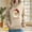 Khaki(New), variant on PNTUTB Women's Christmas Cute Printed Off Shoulder Pocket Long Sleeved Hooded Drawstring Pullover Casual Loose Sweatshirt