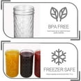 thumbnail image 5 of Mason Jars 12 OZ, Canning Jars Jelly Jars With Regular Lids, Ideal for Jam, Honey, Wedding Favors, Shower Favors,15 PACK, 5 of 14