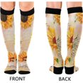 thumbnail image 2 of FREEAMG Christmas Cute Deer Compression Socks for Women and Men, 1 Pair, 2 of 7